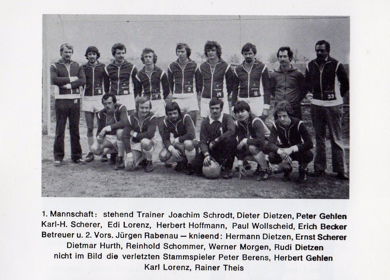 Fußball und Kaneval 1977 bis 1979